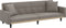 vidaXL - Slaapbank - met - kussens - stof - taupe