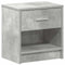 vidaXL - Nachtkastje - met - lade - 39x28x41 - cm - betongrijs