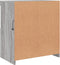 vidaXL - Dressoir - met - LED-verlichting - 60x37x67 - cm - grijs - sonoma - eiken
