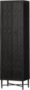 BePureHome Bequest Hoge Kast - Hout - Zwart - 210x60x40