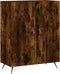 vidaXL - Dressoir - 69,5x34x90 - cm - bewerkt - hout - gerookt - eikenkleurig
