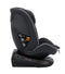 Cosmo i-Safe, Draaibare Autostoel Base, 0-12 Jaar, 40-150 cm, Baby & Peuter Autostoel Met Gordelinstallatie, Verkleinkussen, 11 Hoofdsteun- & 6 Ligstanden, Licht, 5.6 kg, Zwart