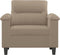 vidaXL - Fauteuil - 60 - cm - microvezelstof - taupe