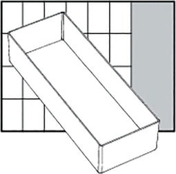 Raaco 103695 A7-2 Inzetbakje - 79 x 218 x 47mm