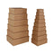 Set decoratieve dozen Versa Bruin Karton (15 Onderdelen)