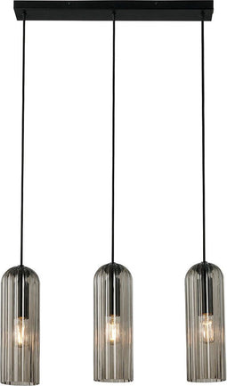 Nordlux Miella - Hanglamp - 3 lichtpunten - Smokey Glas