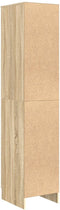 vidaXL - Hoge - kast - in - Sonoma - eiken - 35x39x168 - cm, - Geengineerd - Hout