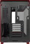 Montech King 95 - Tower - ATX/Micro-ATX/Mini-ITX - Gehard glas - Rood