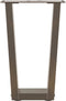 vidaXL - Eettafelpoten - 2 - st - V-vormig - 28x(42-43,3) - cm - staal - naturel