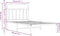 vidaXL - Bedframe - met - hoofdbord - metaal - zwart - 100x190 - cm