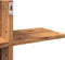 vidaXL - Wandschap - 124,5x18x60,5 - cm - bewerkt - hout - oud - houtkleurig