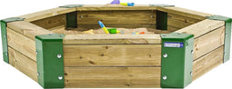 Horby Bruk Zandbak Junior - FSC 100% Zweeds hout - 150 X 110 X 28 Cm - CE gekeurd - ISO 9001 - 10 jaar garantie