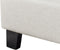 ROANNE - Tweepersoonsbed - Lichtbeige - 140 x 200 cm - Polyester