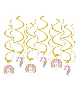 Bruna office - Swirl decorations unicorn