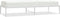 vidaXL - Bedframe - metaal - wit - 75 - x - 190 - cm