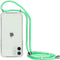 Mobiparts Lanyard Case - iPhone 12/12 Pro - Verstelbaar koord - Groen