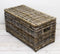 Opbergmand - Met deksel - 75x40xH40 - Rotan - Riet - Grey