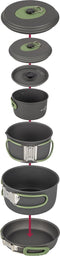 Bo-Camp - Pannenset - Explorer - 4-Delig - Hard anodized - Aluminium