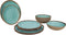 Bo-Camp - Servies - Halo - 12 Stuks - Aqua