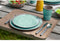Bo-Camp - Servies - Halo - 12 Stuks - Aqua