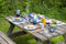 Bo-Camp - Servies - Mix & Match- 16 Stuks - Blauw