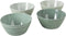 Bo-Camp - Servies - Mix & Match- 16 Stuks - Groen