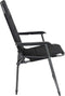 Bo-Camp - Stoel - Copa Rio - Comfort XXL Air - Gepolsterd - Zwart