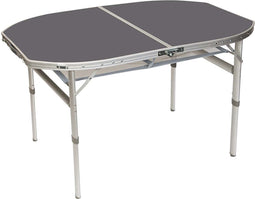 Bo-Camp - Tafel - Ovaal - Koffermodel - 120x80 cm