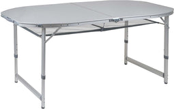 Bo-Camp - Tafel - Premium - Ovaal - Koffermodel - 150x80 cm