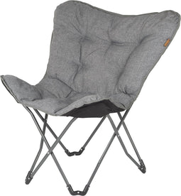 Bo-Camp - Urban Outdoor - Vlinderstoel - Redbridge - M - Oxford polyester - Grijs