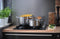 Mehrzer Premium - Lage kookpan met deksel - 24 cm - RVS