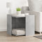 vidaXL - Kattenbakkast - 53x53x51 - cm - bewerkt - hout - betongrijs