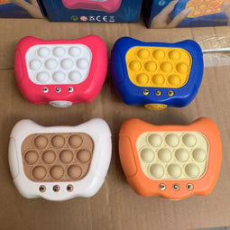 Quick Push Bubble Game for Kids & Adults, Mini-Handheld Fast Speed Push Game, Relieving Stress Pop Fidget Game Toy for Boys, Girls, Teens