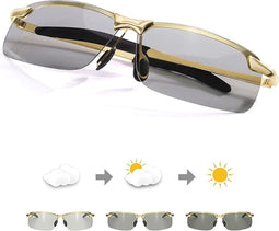 Polarised Zonnebril - Photochromatische Sportlenzen - 100% Bescherming