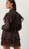 Colourful Rebel Zina - Mini Dress - Ruffle A-lijn lange mouw - M