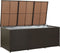 vidaXL - Tuinbox - 180x90x70 - cm - poly - rattan - bruin