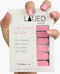 LAUED Nagelstickers - Nail Wraps - 16 Extreem Dunne Nagellak Stickers - Manicure Nail Art Folie - Pink Martini