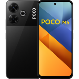 Xiaomi Poco M6 - Smartphone - 256GB opslag 8GB RAM 108MP camera Zwart
