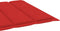 vidaXL - Ligbedkussen - 200x60x3 - cm - oxford - stof - rood