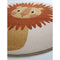 Tapis enfant rond petit lion TIAGGO