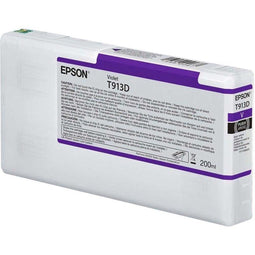 Epson T913D - Inktcartridge - 200ml pigmentinkt - Violet