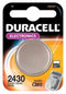 Duracell DL2430 - Knoopcelbatterij - 3,2mm hoog - 24,5mm breed - 24,5mm diep