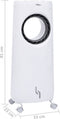 vidaXL Luchtbevochtiger mobiel 2-in-1 80 W