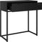 vidaXL - Wandtafel - 72x35x75 - cm - staal - zwart