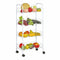 Groentetrolley Confortime Wit Metaal 4 Planken 36 x 26,5 x 86 cm (5 Stuks)