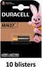 Duracell MN27 - Alkaline batterij 12V - 18 mAh (10 stuks)
