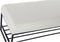 Foot-of-bed Bench DKD Home Decor Zwart Beige Polyester Ijzer (80 x 36 x 35 cm)