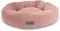 Scruffs Oslo - Donut hondenmand - Hoogwaardig fluweel - Stone Grey - M (Ø 55 cm)