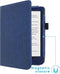 imoshion E-reader Hoesje - Geschikt voor Kobo Clara HD - Vegan Leather Bookcase - Donkerblauw