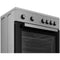 Beko FSM67010GX - Fornuis 60 cm - 4 vitro keramische zones - Roestvrijstaal